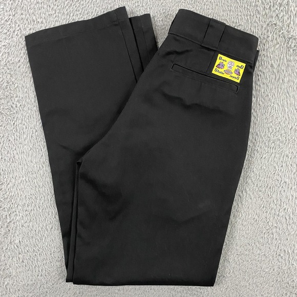 Brain Dead x Dickies Pants size 31 FITS 30 874 Original Fit Chino Workwear Black - Picture 1 of 10